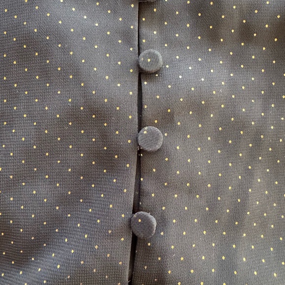 Scripted bodysuit top gold black high neck XS - Picture 7 of 9